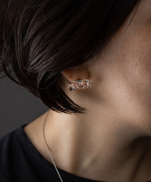ピアス vue. ピアス 雪の粒 レディースの画像