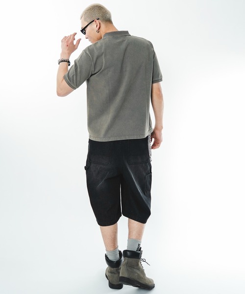 SHORT ROUND ジーンズ SHORT ROUND/「26年春夏新作」ダブルニーデニム