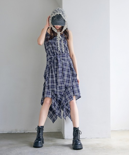 すぴあるぴあ repipi armario（レピピアルマリオ） ワンピース チェックシャツ