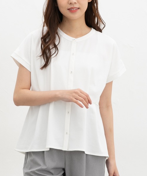 Honeys（ハニーズ） tシャツ 半袖 「ハニさら・接触冷感・UVカット