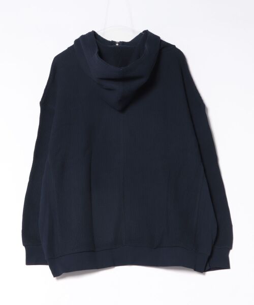 「antiqua」 ジップアップパーカー ONESIZE スミクロ レディース_画像2