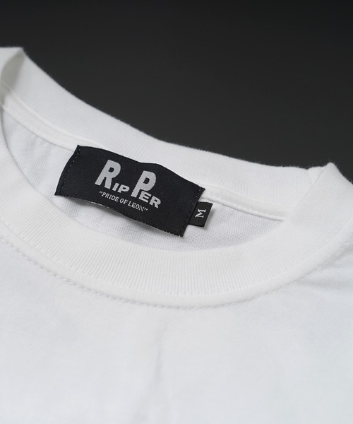 「RIPPER」 長袖Tシャツ M ホワイト メンズ_画像6