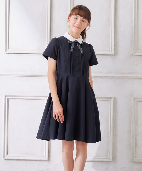ANY（エニィ） 「anyFAM」「KIDS」シャツワンピース 150 ネイビー 