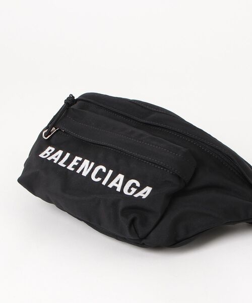 新品BALENCIAGA WHEEL スリングバッグ ボディバッグ BALENCIAGA（バレンシアガ） WHEEL スリングバッグ - ブラック