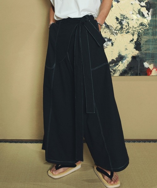 「Aphlotus」 パンツ MEDIUM アイボリー メンズ_画像9