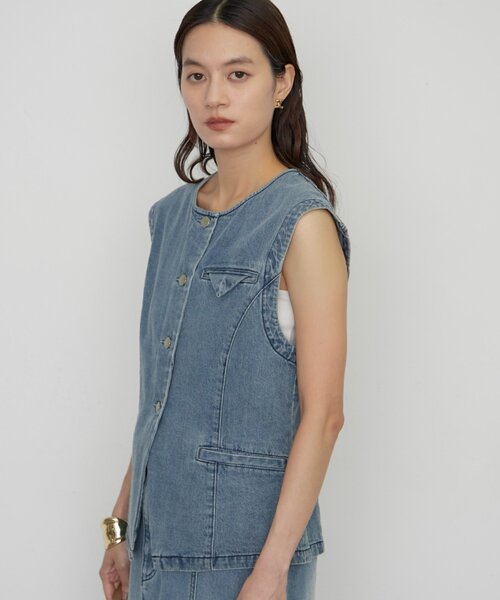 Loungedress（ラウンジドレス） ベスト ジレ 「セットアップ着用可