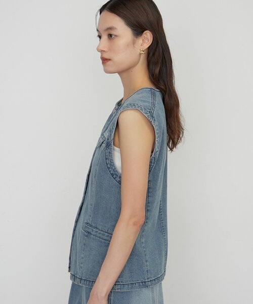 Loungedress（ラウンジドレス） ベスト ジレ 「セットアップ着用可