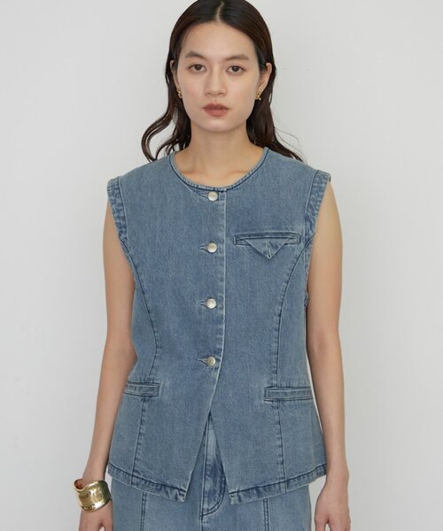 未使用☆ADORE ベスト　ジレ Loungedress（ラウンジドレス） ベスト ジレ 「セットアップ着用可