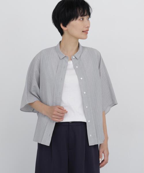 human woman（ヒューマンウーマン） ブラウス シャツ 「清涼素材