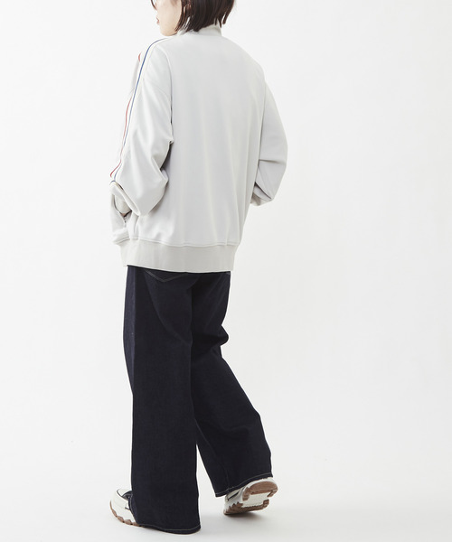 「CONVERSE TOKYO」 ジャージブルゾン MEDIUM ベージュ レディース_画像4