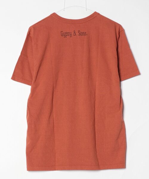 「GYPSY&SONS」 半袖Tシャツ「PEANUTSコラボ」 SMALL オレンジ メンズ_画像2
