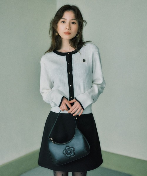 マリークワント☆デイジーカーデ MARY QUANT（マリークヮント） カーディガン マリークワント 「MARY