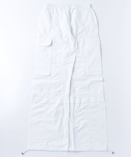 「ALLSAINTS」 カーゴパンツ 6 ホワイト レディース_画像2