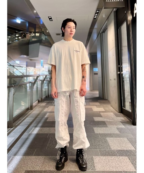 「ALLSAINTS」 カーゴパンツ 6 ホワイト レディース_画像5
