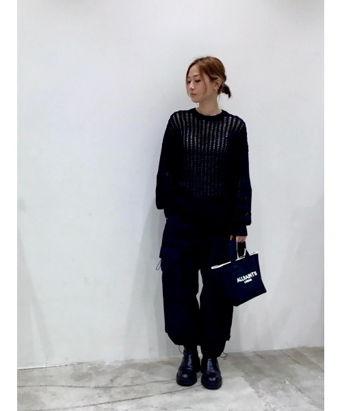 「ALLSAINTS」 カーゴパンツ 6 ホワイト レディース_画像7