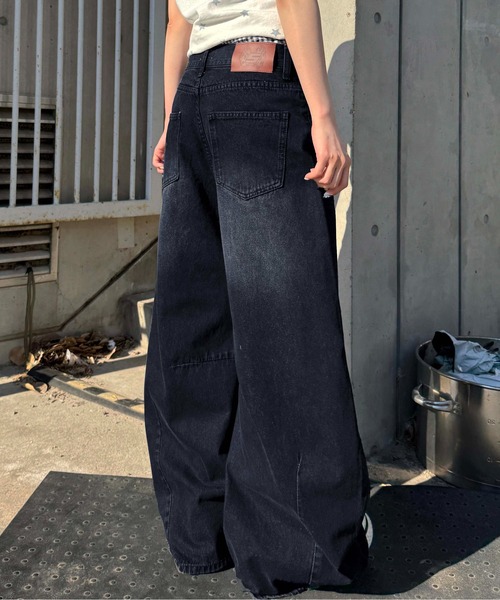 「sedacle」 デニムパンツ LARGE ライトインディゴブルー メンズ_画像2