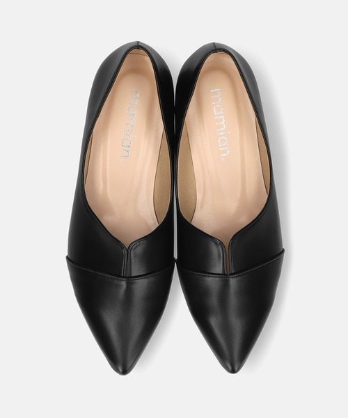 フォーマルシューズ ポインテッドトゥ 切り替え ドレスシューズ レディース | MAMIAN | 19