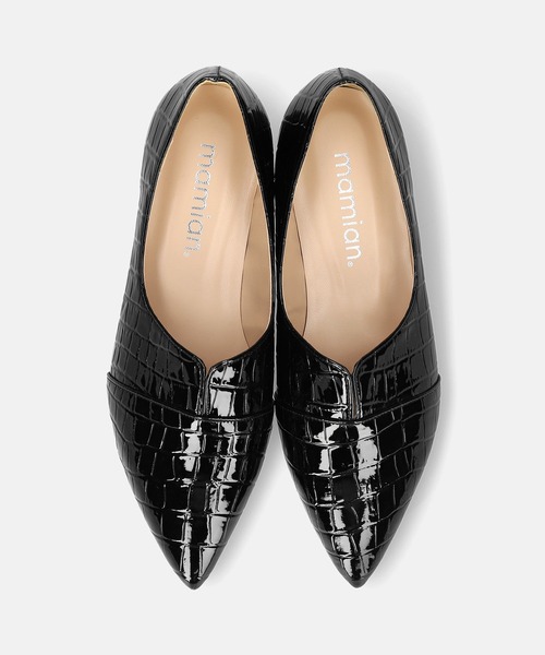 フォーマルシューズ ポインテッドトゥ 切り替え ドレスシューズ レディース | MAMIAN | 26