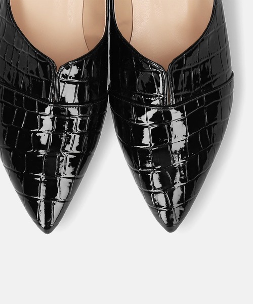 フォーマルシューズ ポインテッドトゥ 切り替え ドレスシューズ レディース | MAMIAN | 28