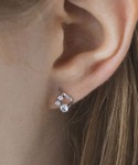 ピアス K10ホワイトゴールド しずく ピアス...の詳細画像4
