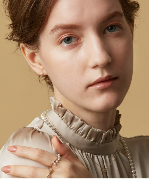 agete（アガット） ピアス K18ピアス レディース : ZOZOTOWN Yahoo!店