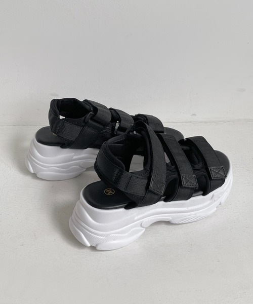 Shoes in Closet（シュークロ） 厚底 スポーツサンダル サンダル +6.0