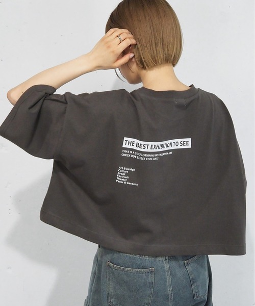 tiptop tシャツ 「2025SS新色登場！」ショート丈前後プリントT