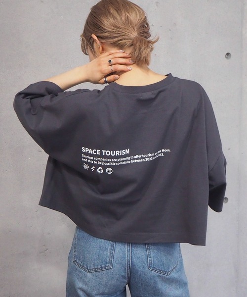 tiptop tシャツ 「2025SS新色登場！」ショート丈前後プリントT