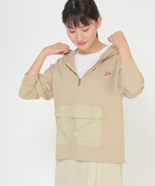 パーカー Healthknit Product ハーフZIPパーカー レディース