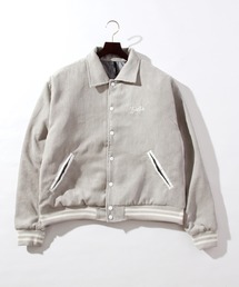 THISIS スタジャン ビッグシルエット コーデュロイ 刺繍 スタジャン