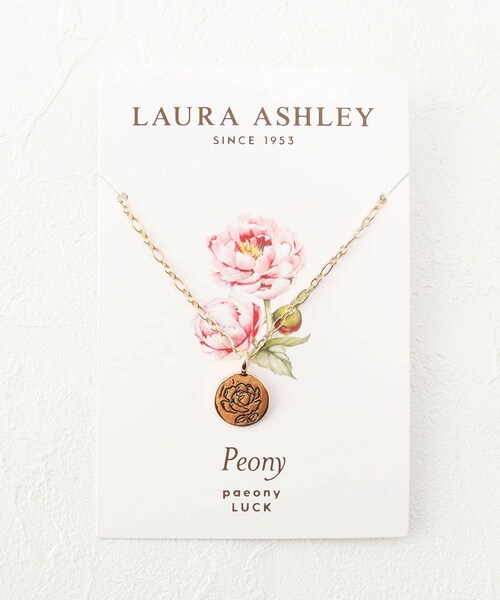LAURA ASHLEY（ローラアシュレイ） ネックレス ピオニーLUCKペンダント