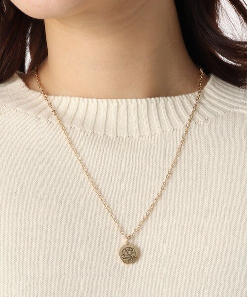 LAURA ASHLEY（ローラアシュレイ） ネックレス ピオニーLUCKペンダント