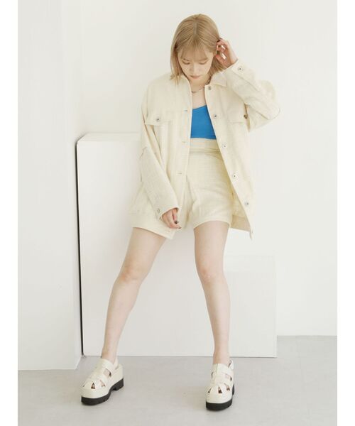 ⭐︎未使用・新品・タグ付き⭐︎ エアモコハートジャガードショートパンツセット 未使用・新品・タグ付き⭐︎ エアモコハートジャガードショート