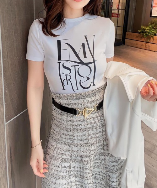 EIMY ISTOIRE（エイミーイストワール） スカート ガーベラツイードミニ