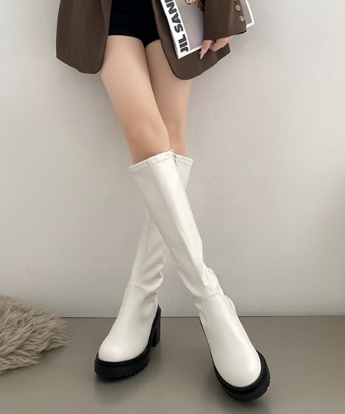 Shoes in Closet（シュークロ） ブーツ 厚底 ヒールアップ フィット
