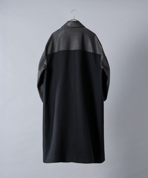 KUUUPY（クーピー） ステンカラーコート コート Super 120's Lamb wool