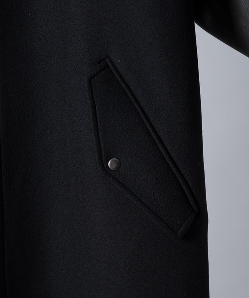 KUUUPY（クーピー） ステンカラーコート コート Super 120's Lamb wool