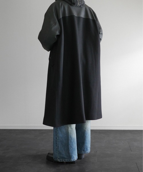 KUUUPY（クーピー） ステンカラーコート コート Super 120's Lamb wool