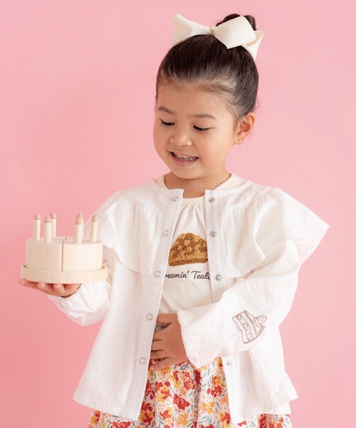 SKAPE（エスケープ） ブラウス シャツ ビッグフリルシャツ キッズ 子供