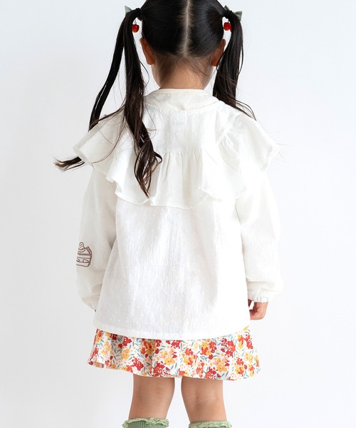 SKAPE（エスケープ） ブラウス シャツ ビッグフリルシャツ キッズ 子供
