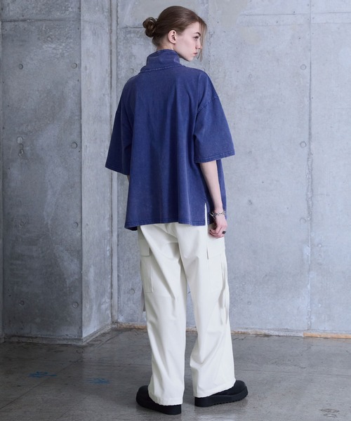 【裾上げ済み・注意事項あり】 deres drape pants ドレープパンツ CS】Cross tuck drape slacks (black) | OUR BRAND,Chikashitsu