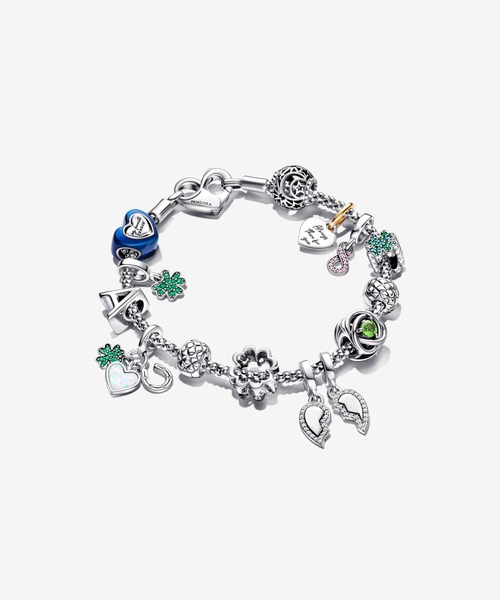 PANDORA　チャーム4つ フォーリーフ 四つ葉のクローバー ダングル チャーム（チャーム