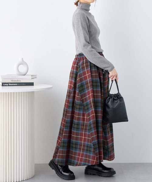 Viola e Viola（ヴィオラ エ ヴィオラ） スカート ふんわりチェック柄