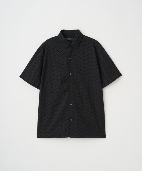 Juha（ユハ） シャツ 半袖 LAWN LACE S/S SHIRT メンズ レディース