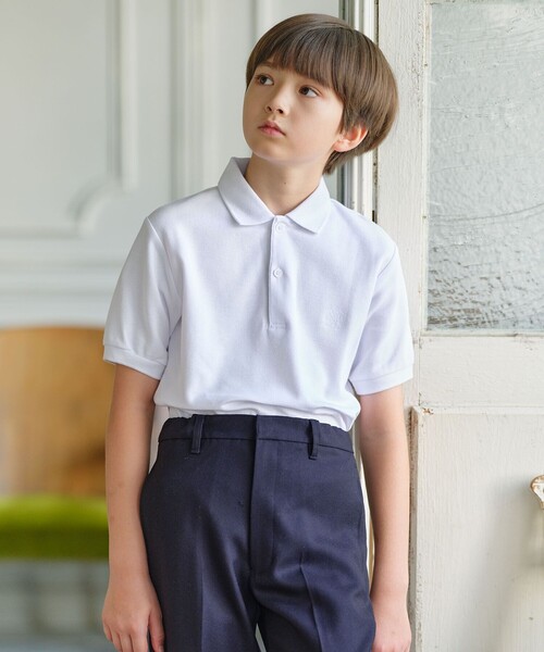 【限定価格セール！】 J.PRESS ポロシャツ 子供 キッズ 半袖 「140-170cm」40/2鹿の子 トップス