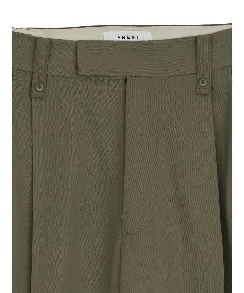 Ameri vintage スラックス Ameri スラックス パンツ WOOL STRAIGHT PANTS レディース