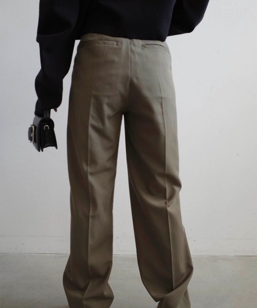 Ameri スラックス パンツ WOOL STRAIGHT PANTS レディース