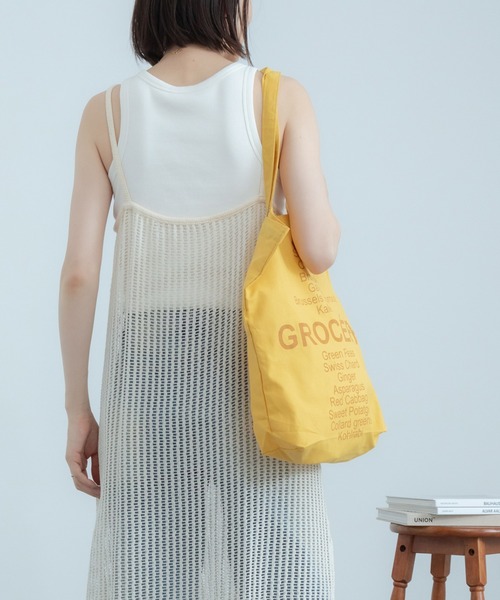 Junior Gaultier フローラル キャミワンピース イエロー透け感 HEILIS ワンピース 透かし編みキャミワンピース / キャミ