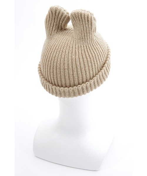ニット帽 ニットキャップ an meets zakka うさぎ耳ニットキャップ