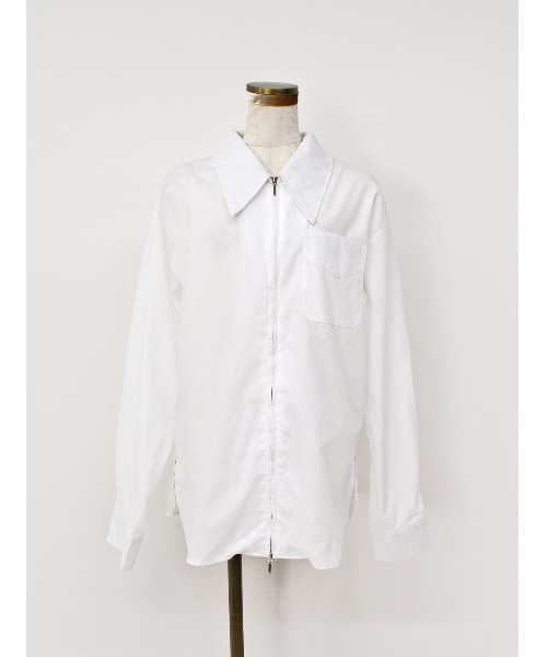 【未使用】FR2 レディース　ジップアップシャツ！ Reurie'（レウリィ） ブラウス シャツ double zip shirt / ダブル